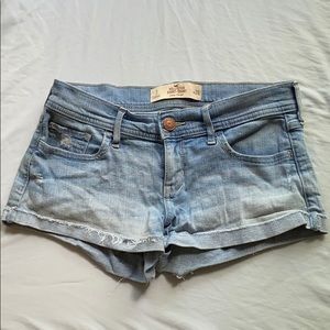 Hollister jean shorts